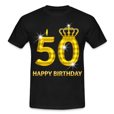 Corona  - 50 - oro numero buon compleanno - compleanno-
