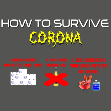 Zoom image Hoe Corona grappige satire te overleven