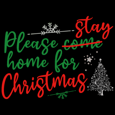 Zoom image Stay at home this Christmas Corona