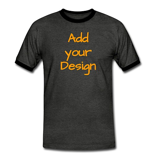 Men's Ringer Shirt charcoal/black