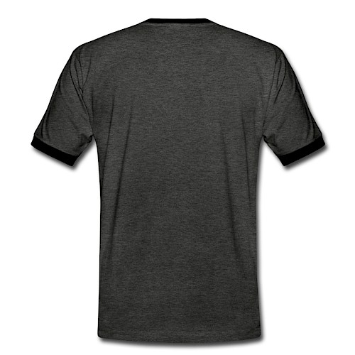 Men's Ringer Shirt Hinten charcoal/black