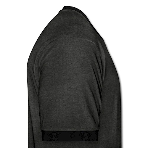 Men's Ringer Shirt Rechts charcoal/black