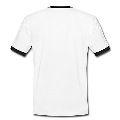 Men's Ringer Shirt Hinten white/black