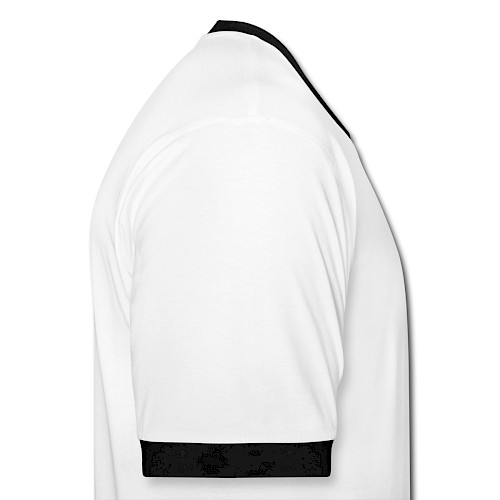 Men's Ringer Shirt Rechts white/black