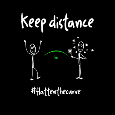 Zoom image #KEEPDISTANCE Keep Distance Keep distance virus