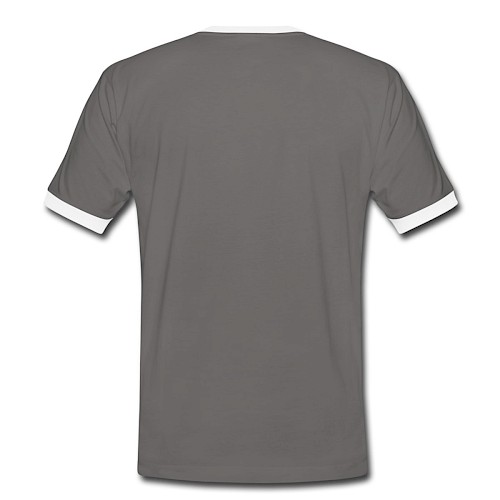 Men's Ringer Shirt Hinten dark grey/white