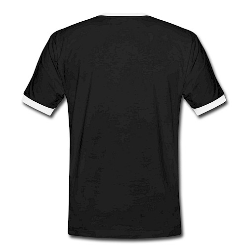 Men's Ringer Shirt Hinten black/white
