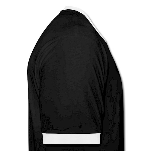 Men's Ringer Shirt Rechts black/white