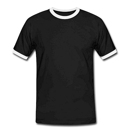 Men's Ringer Shirt Vorne black/white