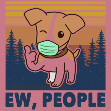 Zoom image Ew People Corona Hund Maske Terrier Welpe