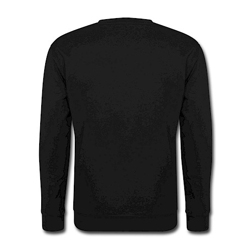 Unisex Pullover Hinten Schwarz