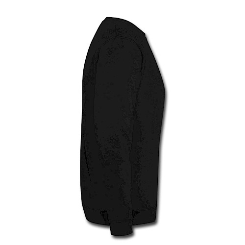 Unisex Pullover Rechts Schwarz