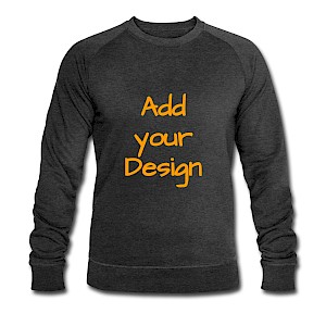 Men's Organic Sweatshirt dark grey heather