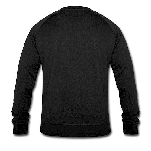 Men's Organic Sweatshirt Hinten black