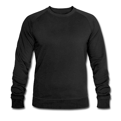 Men's Organic Sweatshirt Vorne black