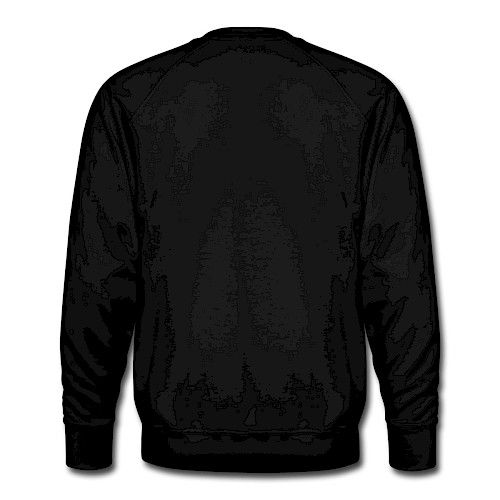 Men's Premium Sweatshirt Hinten black