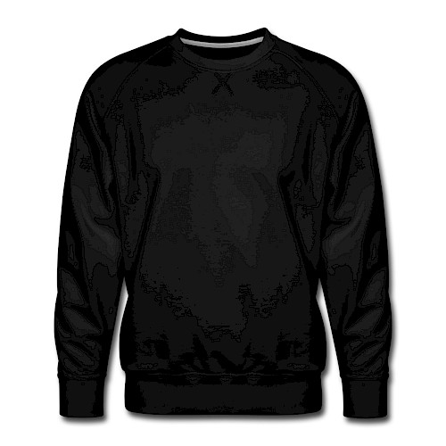 Men's Premium Sweatshirt Vorne black