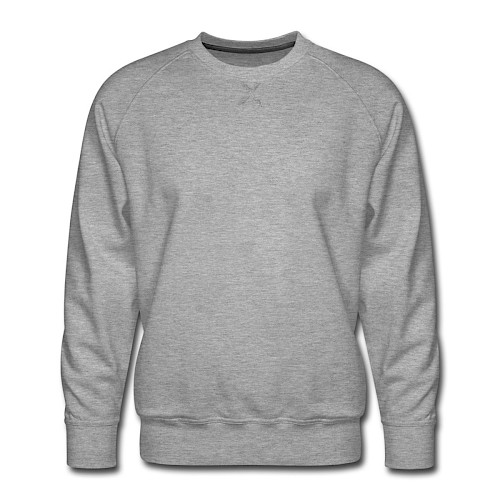 Men's Premium Sweatshirt Vorne heather grey
