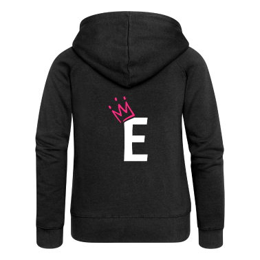 Corona  - Letra E con el regalo de la reina del rey de la corona