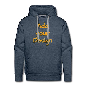 Men's Premium Hoodie heather denim