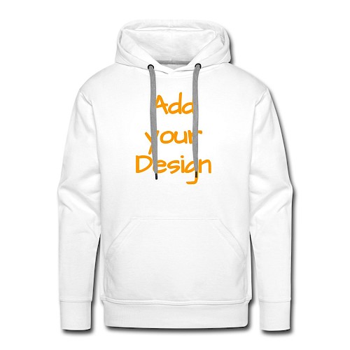 Men's Premium Hoodie white