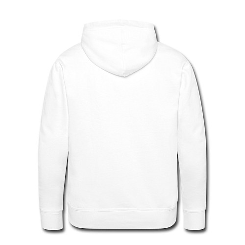 Men's Premium Hoodie Hinten white