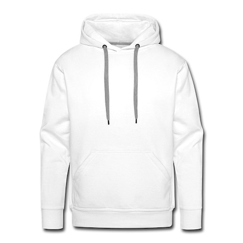 Men's Premium Hoodie Vorne white