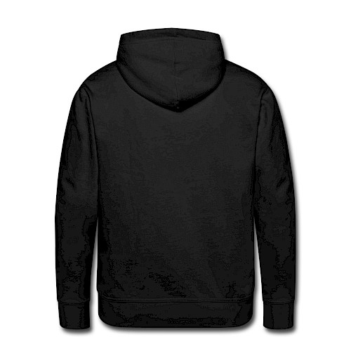 Men's Premium Hoodie Hinten black