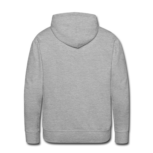 Men's Premium Hoodie Hinten heather grey