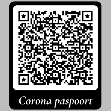 Zoom image Corona paspoort?