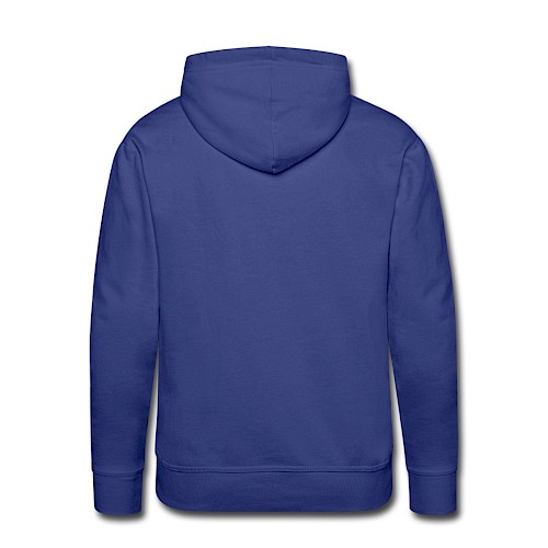 Men's Premium Hoodie Hinten royal blue