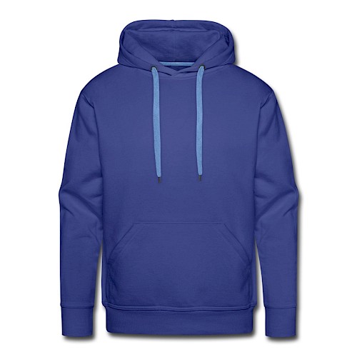 Men's Premium Hoodie Vorne royal blue