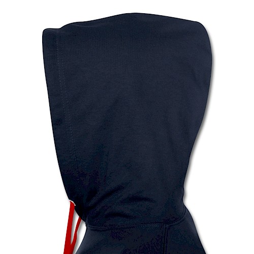 Contrast Colour Hoodie Dos navy/red