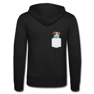 Corona  - Australian Shepherd Atemschutz in der Brusttasche