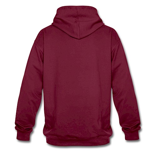 Contrast Colour Hoodie Hinten burgundy/charcoal