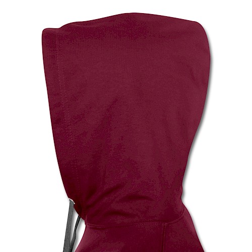 Contrast Colour Hoodie Dos burgundy/charcoal