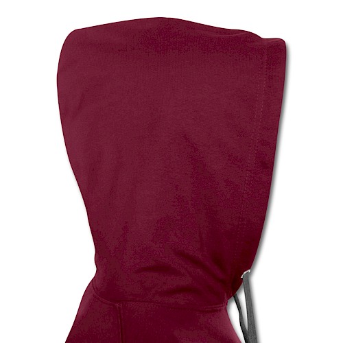 Contrast Colour Hoodie Devant burgundy/charcoal