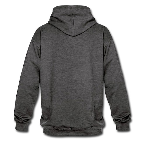Contrast Colour Hoodie Hinten charcoal/black
