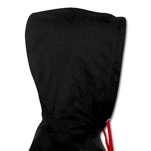 Contrast Colour Hoodie Devant black/red