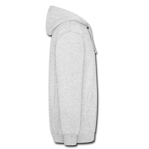 Unisex Hoodie Rechts Hellgrau meliert