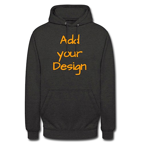 Unisex Hoodie charcoal grey