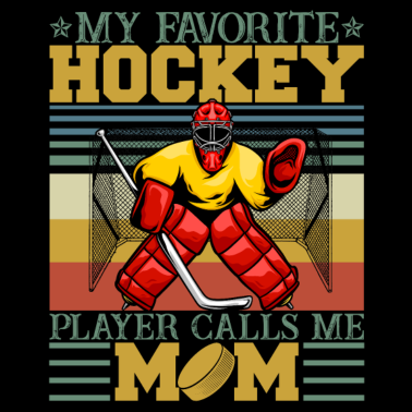 Zoom image Hockey Mamma Vintage Retro Tramonto