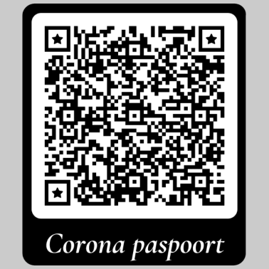Zoom image Corona paspoort?