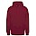 thumbnail Sudadera con capucha unisex Vorne rojo bordeaux