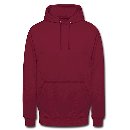 Unisex Hoodie Vorne bordeaux