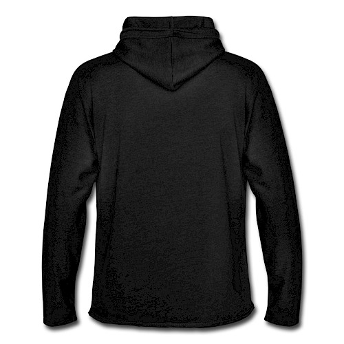 Leichtes Kapuzensweatshirt Unisex Hinten Anthrazit