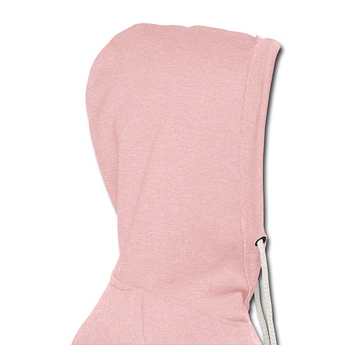 Light Unisex Sweatshirt Hoodie Rechts cream heather pink