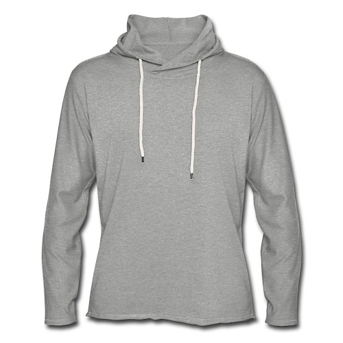 Light Unisex Sweatshirt Hoodie Vorne heather grey