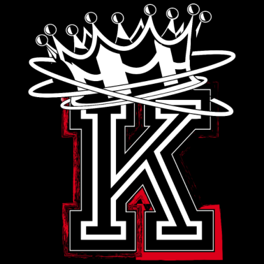 Zoom image Letra K con corona