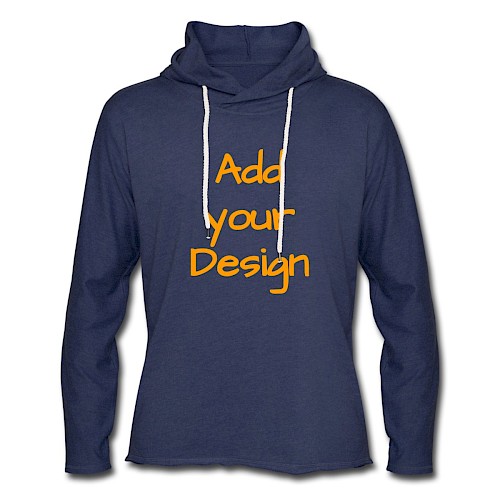 Light Unisex Sweatshirt Hoodie heather navy